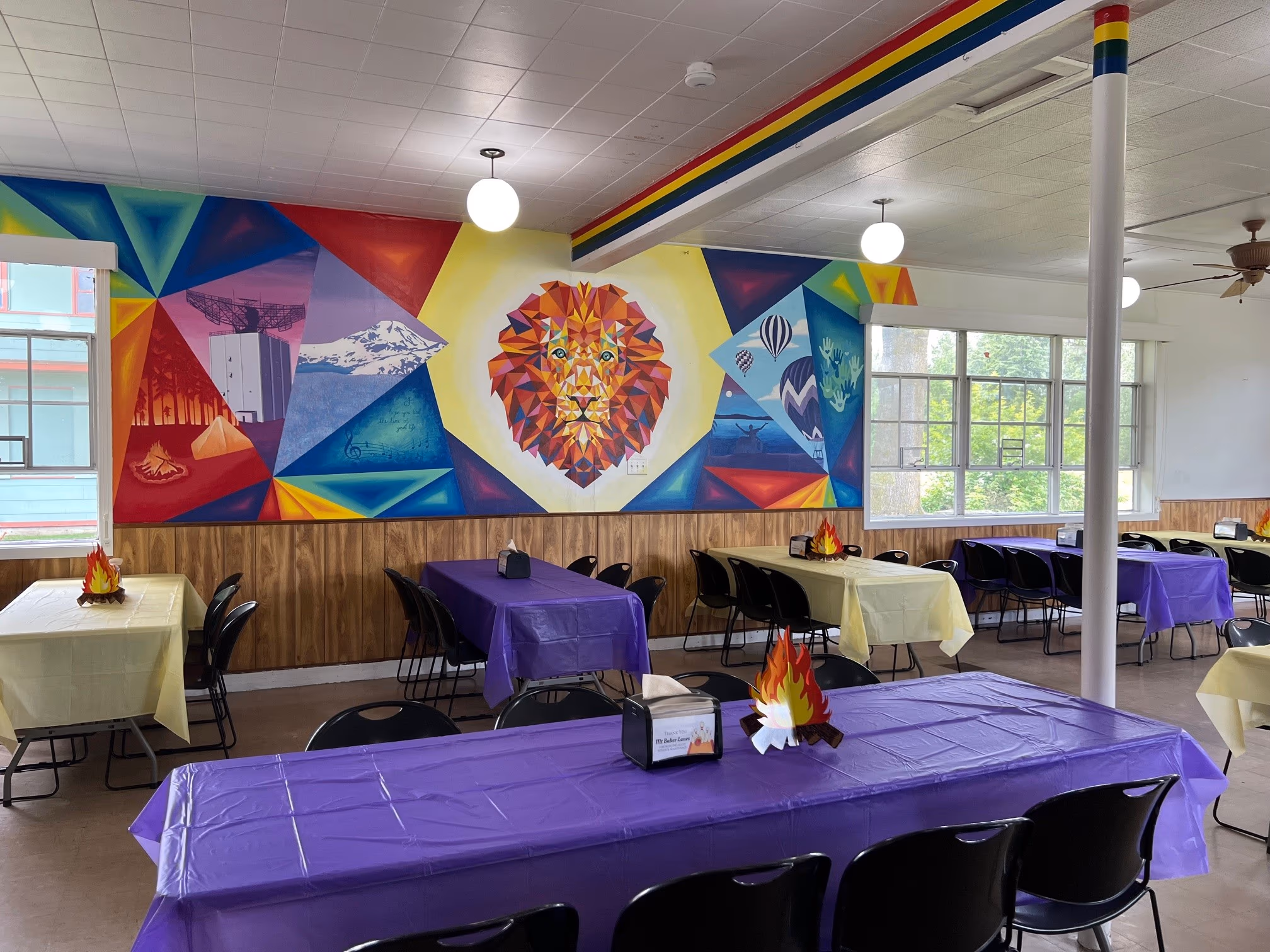Lions Camp Horizon dining hall