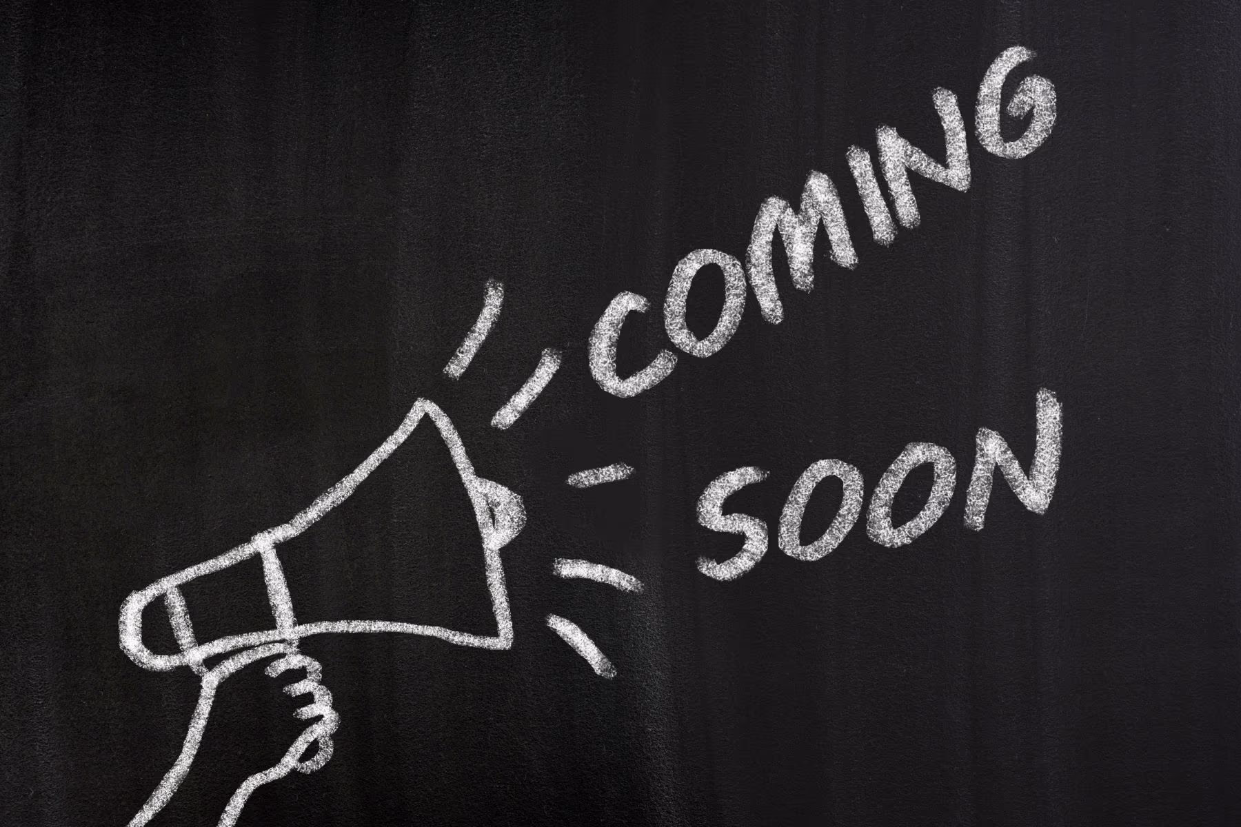 a coming soon banner